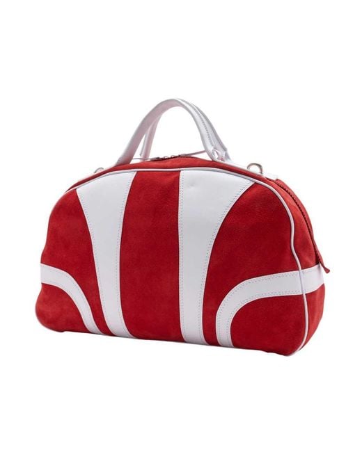 Dries Van Noten Red Travel Bag for men