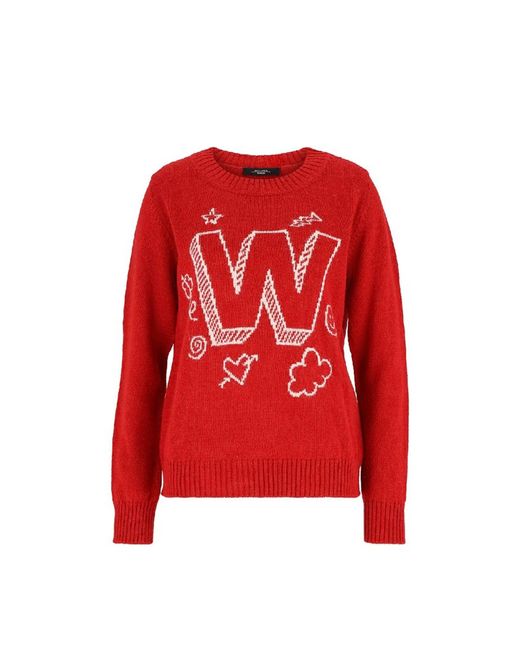 Weekend by Maxmara Red Weekend Gallo Pullover