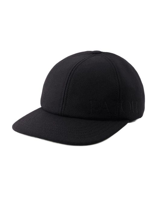 Patou Unisex Cap Wol Zwart in het Black