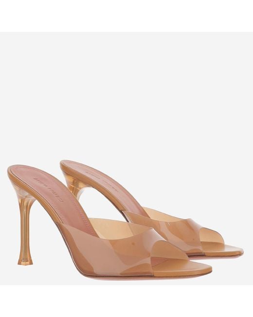 AMINA MUADDI Brown Alexa Glass Sandals