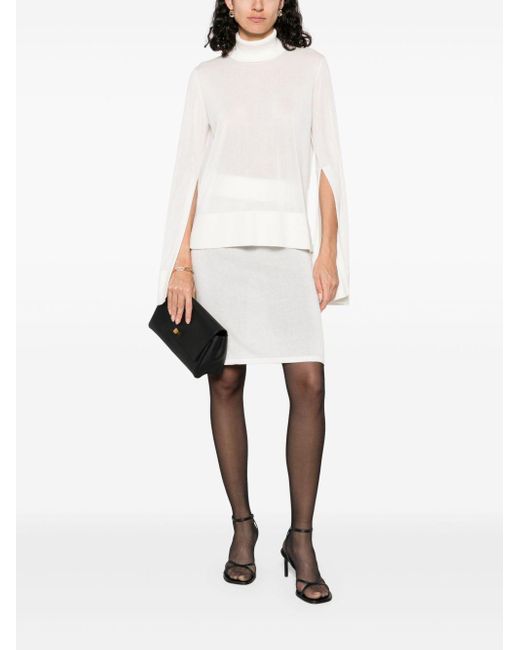 Totême  White Turtleneck Jumper