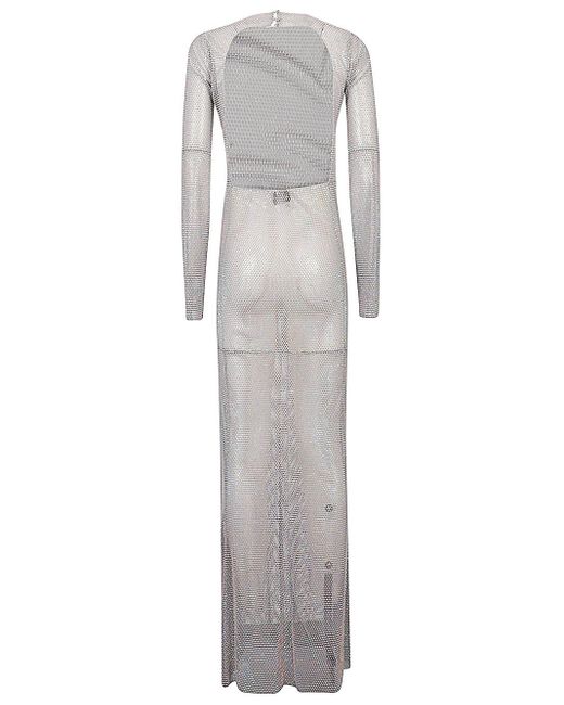 Santa Brands Gray Maxi Dress