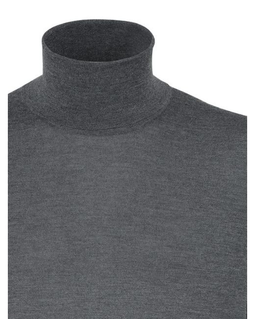 Brunello Cucinelli Top Met Col in het Gray voor heren