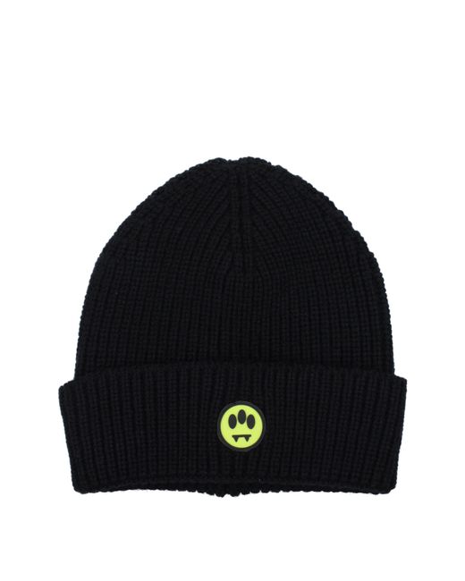 Barrow Black Cappelli Uomo Lana Nero
