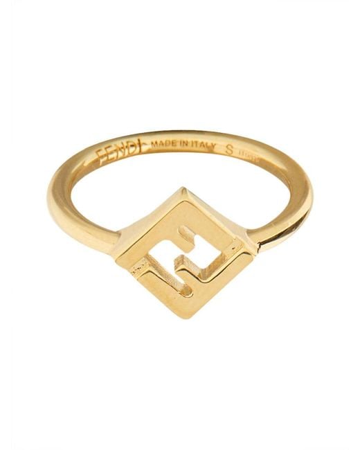 Fendi Metallic Forever Ring