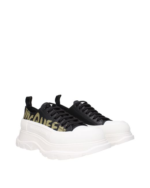 Alexander McQueen Multicolor Sneakers Leather/Khaki for men
