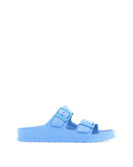 Birkenstock Blue Arizona Eva Slides Narrow Fit