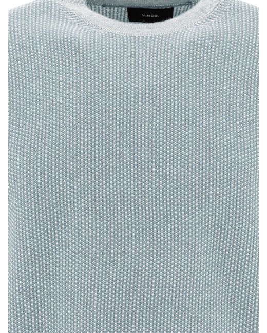 Vince "Geo-Jacquard" Sweater in Blue für Herren