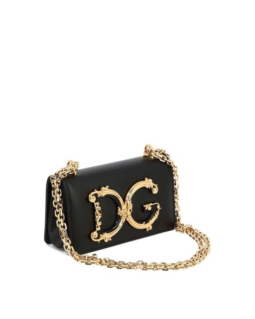 Borsa "DG" Crossbody di Dolce & Gabbana in Black
