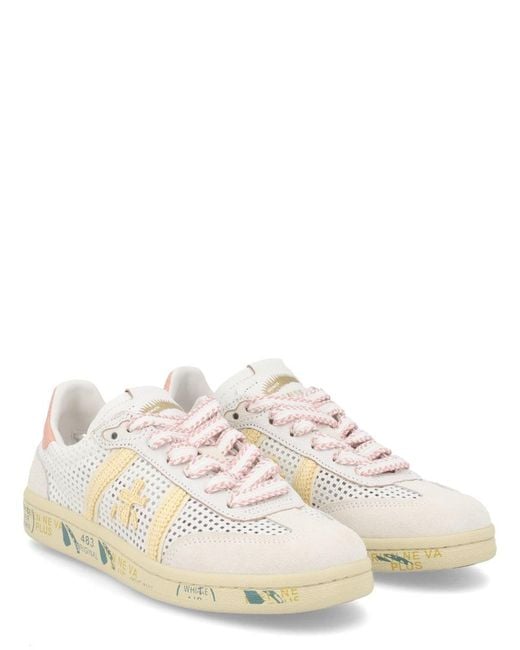 Premiata White Sneaker "Bonnied"
