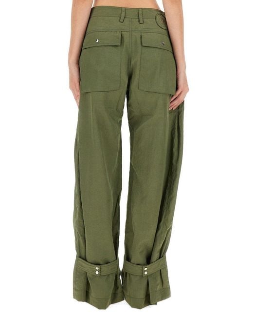 Rabanne Green Cargo Pants