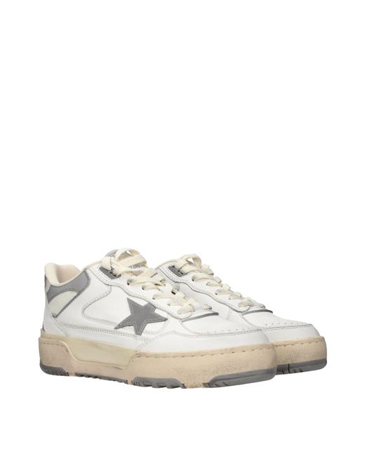 Golden Goose Deluxe Brand White Sneakers Forty Leather/Dirty