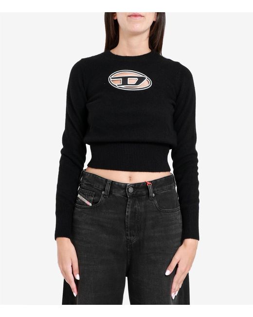 DIESEL Black Sweaters