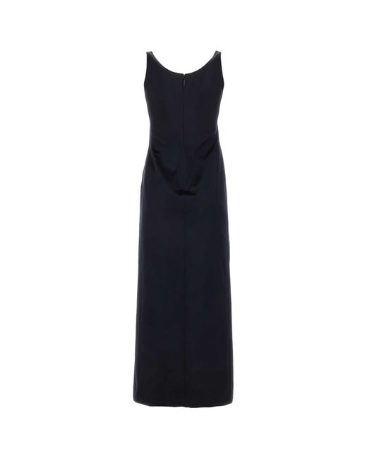 Fendi Blue Midnight Satin Dress