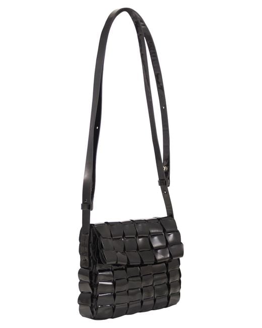 Dragon White Link Pochette gewebte Ledertasche