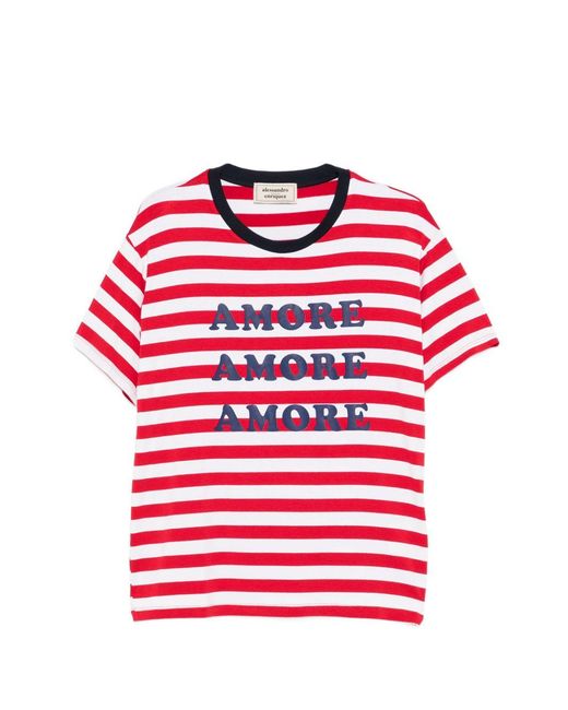 ALESSANDRO ENRIQUEZ Red T-Shirts And Polos