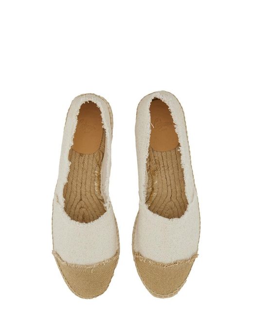 Castaner White Espadrilla "Kampala"