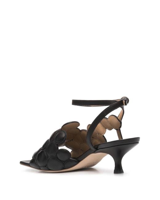 A.W.A.K.E. MODE Black Romy Sandals for men