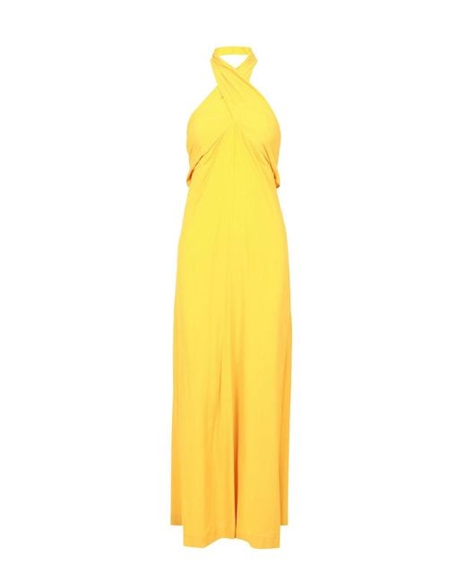 Semicouture Yellow Dresses