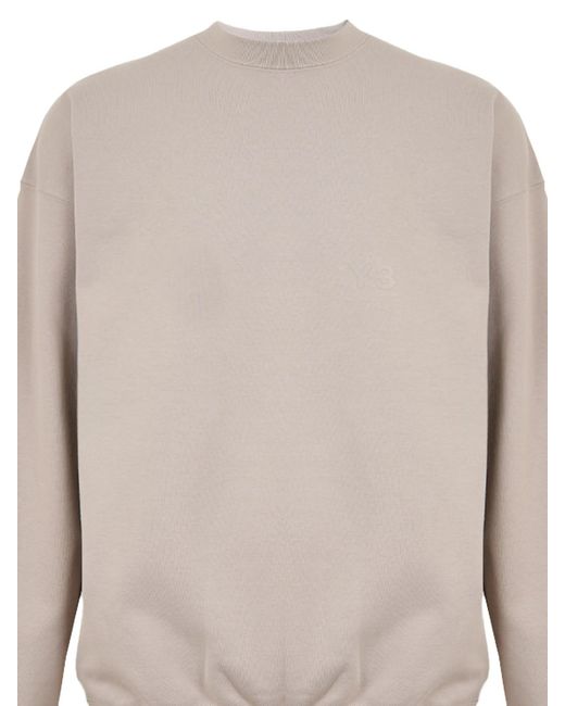 Y-3 White Fl Crew Mini Sweatshirt For