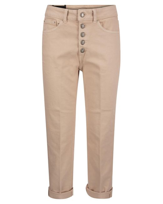 Dondup Natural Koons Loose Fit Fleece Trousers