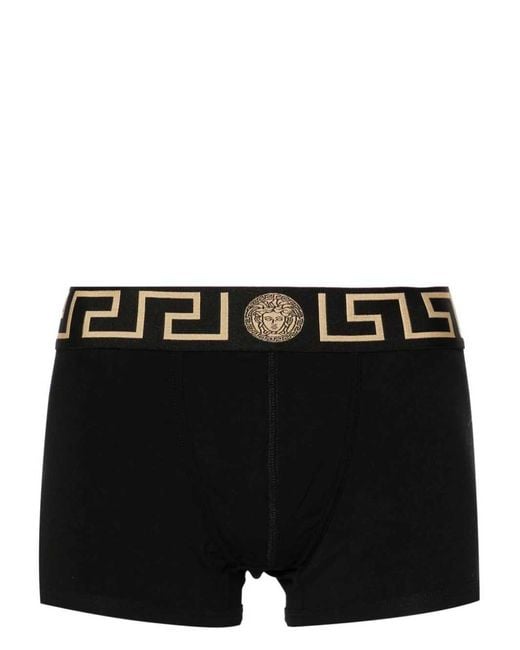 Versace Black Set Of 2 Medusa Jacquard Briefs