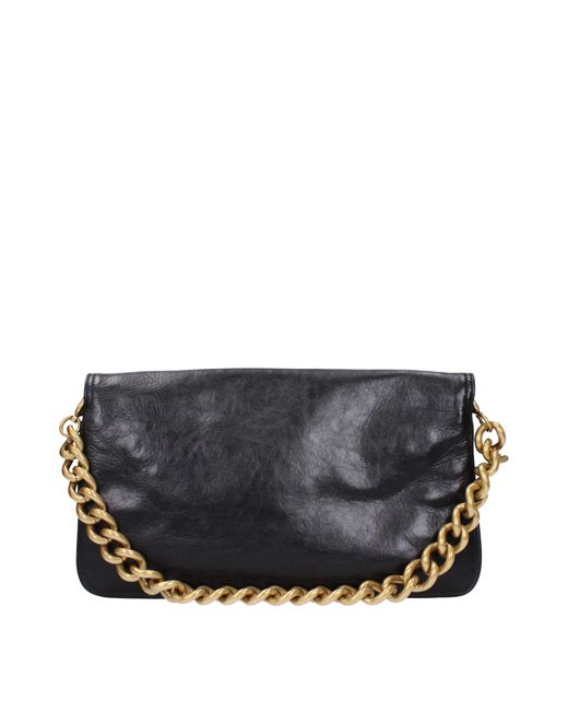 Balenciaga Umhängetaschen flattern Frauen Leder schwarz in Black für Herren