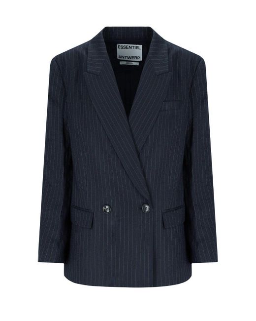 Essentiel Antwerp Blue Ipursuit Oversized Blazer