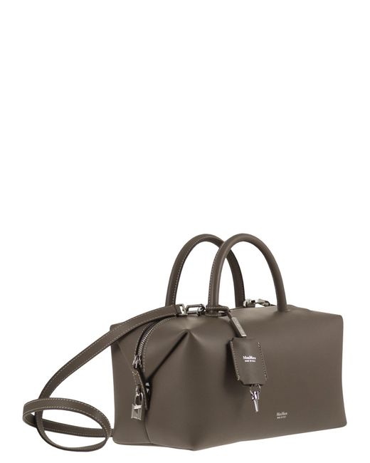 Max Mara Brown Holdallm Medium Satchel