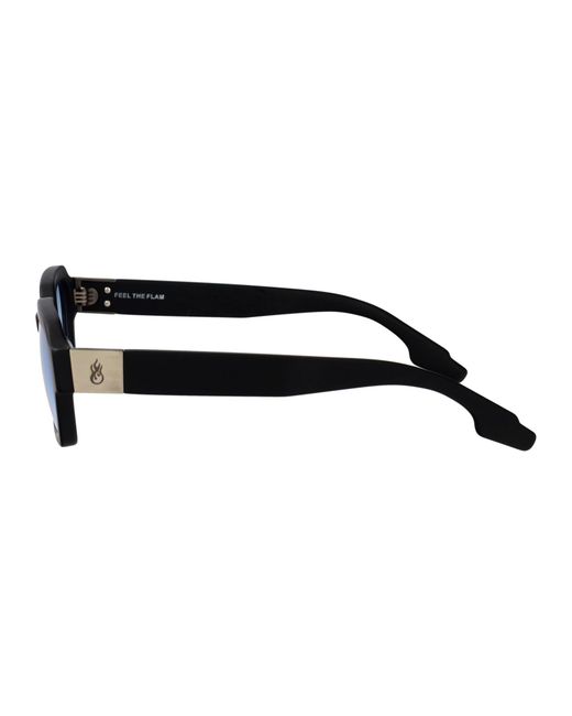 Vision Of Super Blue Rectangular Sunglasses Vs0002 Sun 010