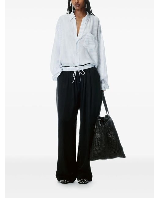Alexander Wang Black Punch Xl Tote Bags