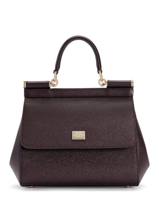 Hand Bag "Sicile" Medium Dolce & Gabbana en coloris Brown