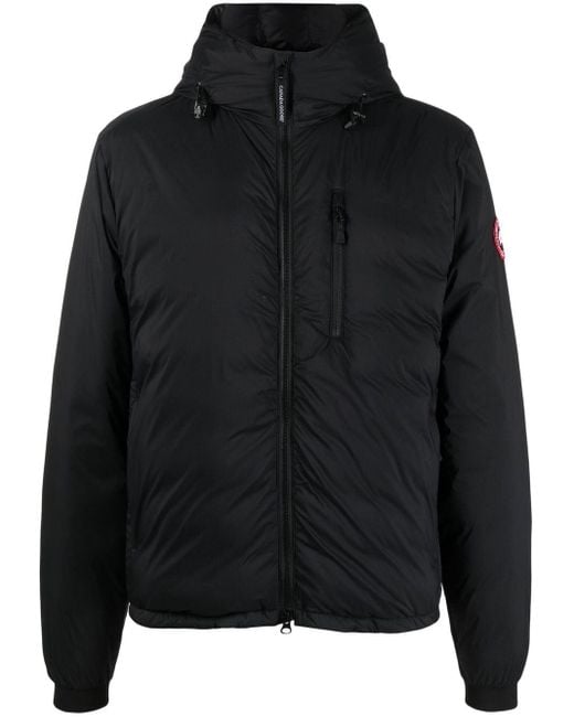 Plumífero con capucha Canada Goose de hombre de color Black