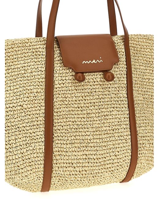 Marni Metallic Medium 'Trunkaroo' Einkaufstasche