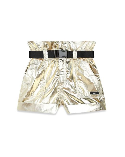DKNY White Short+Belt