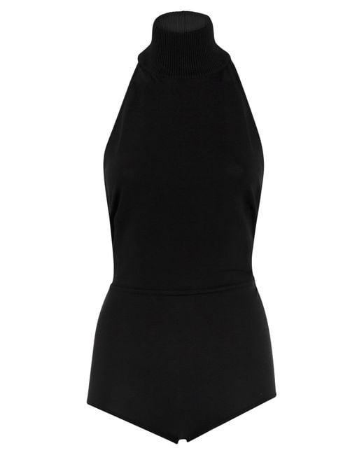 オールインワン・サロペット MAX MARA Women Tops APOGEO1234CO 012 BLACK Max Mara Apogeo1234 in Black | Lyst