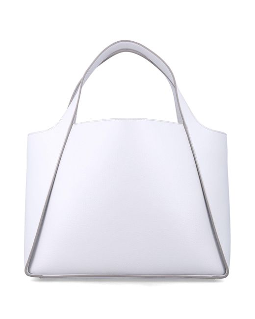 Stella McCartney White Logo Tote