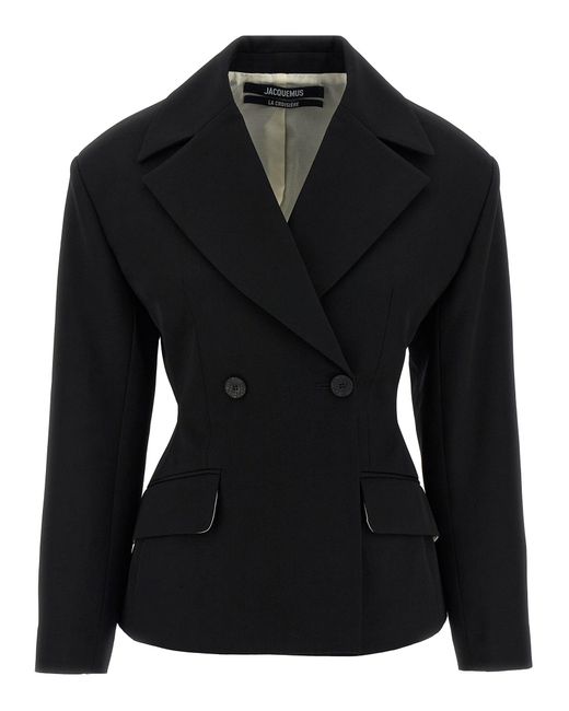 Jacquemus Black 'la veste norma' Blazer