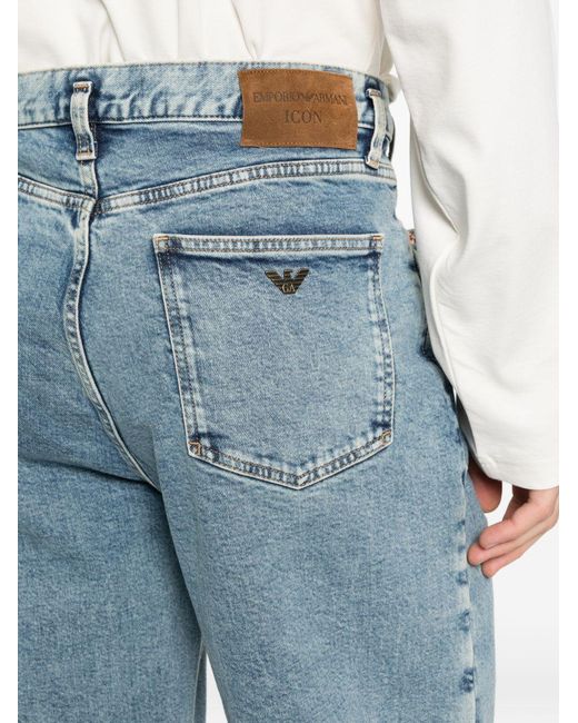 Emporio Armani Blue Denim Cotton Jeans for men
