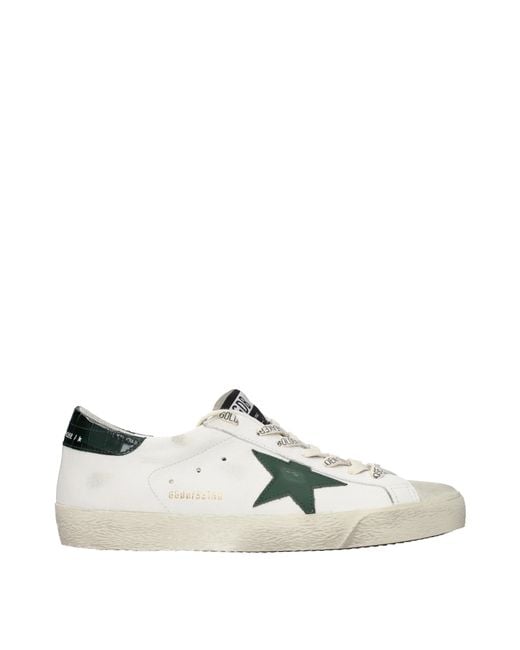 Golden Goose Deluxe Brand White Superstar Sneakers/ Leather