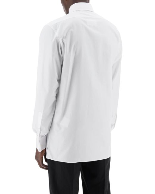 "chemise avec col pointu" Maison Margiela pour homme en coloris White