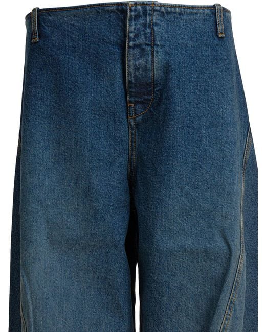 Alaïa 'cargo'-jeans in het Blue