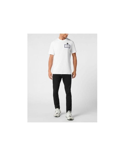 Blanco Philipp Plein de hombre de color White