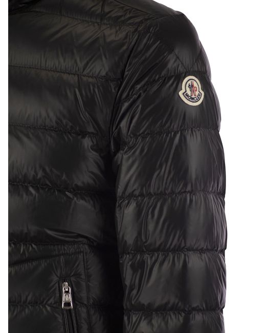 Moncler Black Acorus Short Down Jacket for men