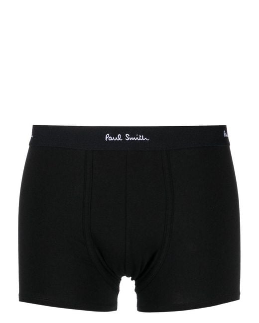 Paul Smith Black Trunk 3 Pack "Plain" for men