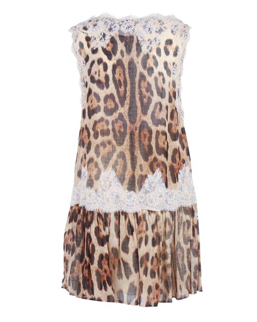 Ermanno Scervino Natural Abito Con Sottoveste