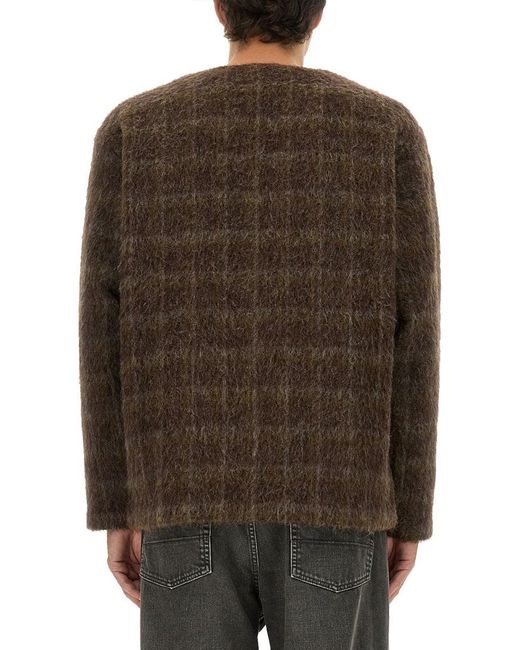 Our Legacy Brown Wool Blend Cardigan for men