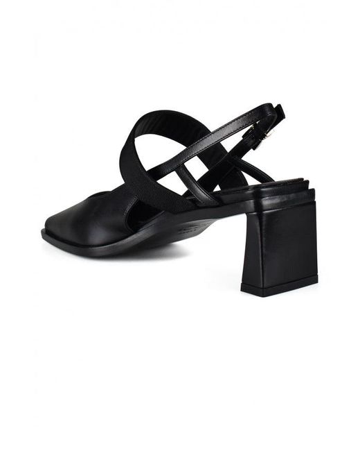 ANEST COLLECTIVE Black Kidskin Sandals