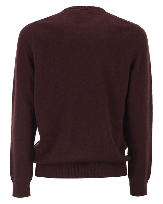Polo Ralph Lauren Brown Wool Crew Neck Jumper for men