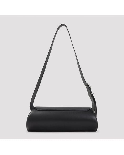 Jil Sander Black Cannolo Shoulder Bag